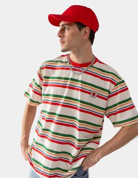 Camiseta KAOTIKO STRIPES APPLE - Multi