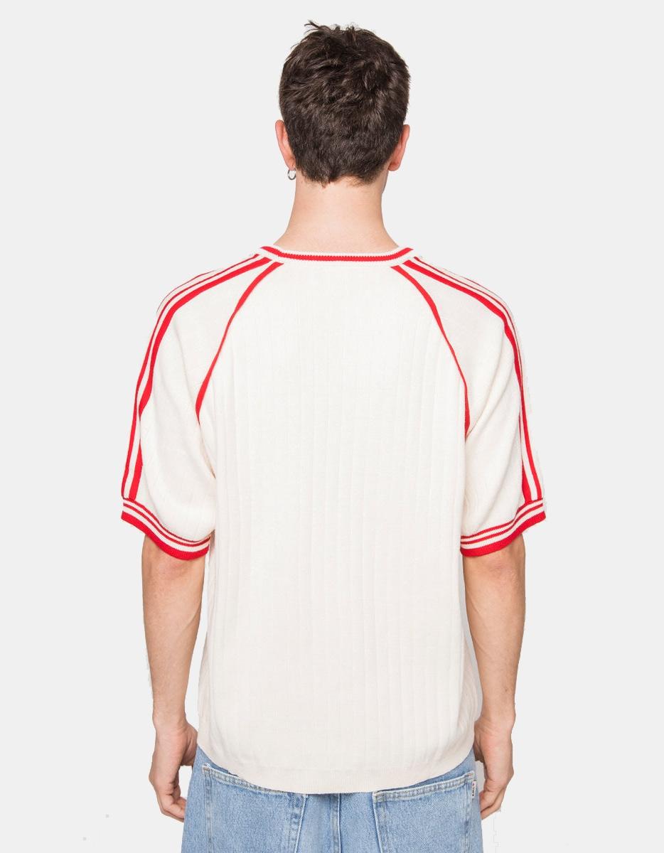 Camiseta KAOTIKO VINTAGE - Ivory/Red