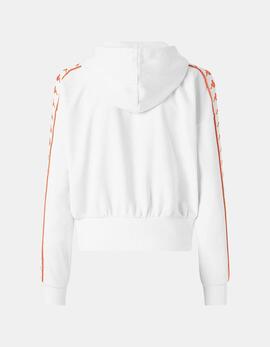 Sudadera KAPPA CARLISE - White/Orange