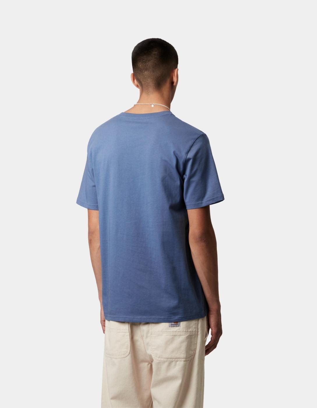 Camiseta CARHARTT WIP POCKET - Blue Iris