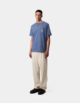 Camiseta CARHARTT WIP POCKET - Blue Iris
