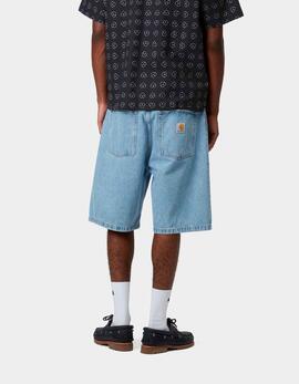 Bermuda CARHARTT WIP BRANDON - Blue Stone Bleached