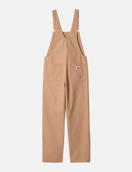 Mono CARHARTT WIP W' BIB OVERALL - Dusty H Brown Rinsed