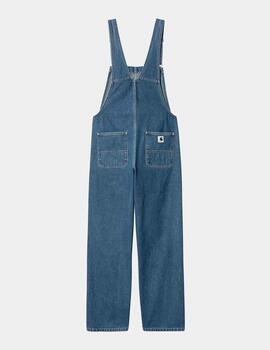 Mono CARHARTT WIP W' BIB OVERALL - Blue Stone Washed