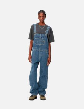 Mono CARHARTT WIP W' BIB OVERALL - Blue Stone Washed