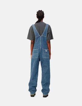 Mono CARHARTT WIP W' BIB OVERALL - Blue Stone Washed