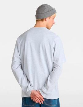Camiseta VANS LEFT CHEST II LOOSE - Light Grey Heather
