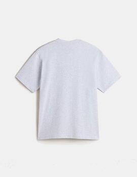 Camiseta VANS LEFT CHEST II LOOSE - Light Grey Heather