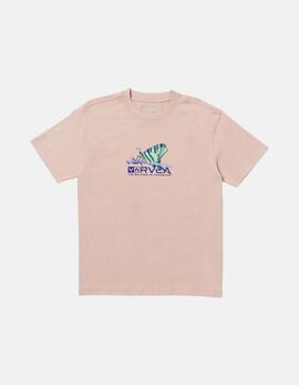 Camiseta RVCA NATURAL SCIENCE - Pale Mauve