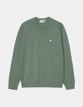Jersey CARHARTT WIP MADISON - Silver Pine / White