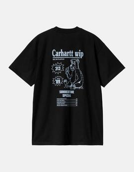 Camiseta CARHARTT WIP CATALOGUE - Black / Bluebird