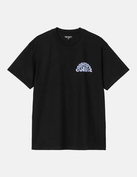 Camiseta CARHARTT WIP JAZZY - Black / Air Sky