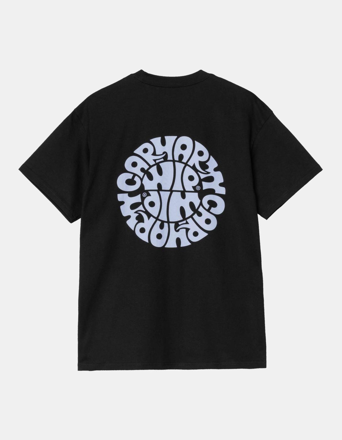 Camiseta CARHARTT WIP JAZZY - Black / Air Sky