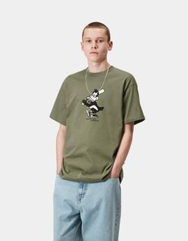 Camiseta CARHARTT WIP HOME RUN - Dollar Green