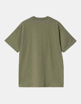 Camiseta CARHARTT WIP HOME RUN - Dollar Green
