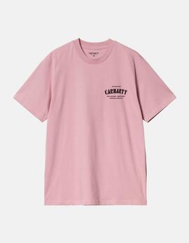 Camiseta CARHARTT WIP CATALOGUE C LOGO - Hortensia