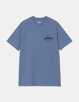 Camiseta CARHARTT WIP CATALOGUE C LOGO - Blue Iris