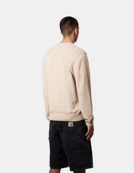 Jersey CARHARTT WIP MADISON - Fleur De Sel / Black