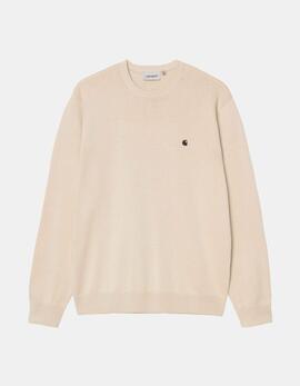 Jersey CARHARTT WIP MADISON - Fleur De Sel / Black