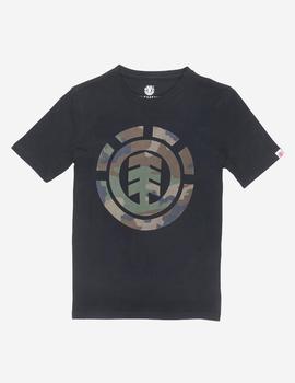 Camiseta Element JR FOUNDATION ICON SS - FLINT BLACK