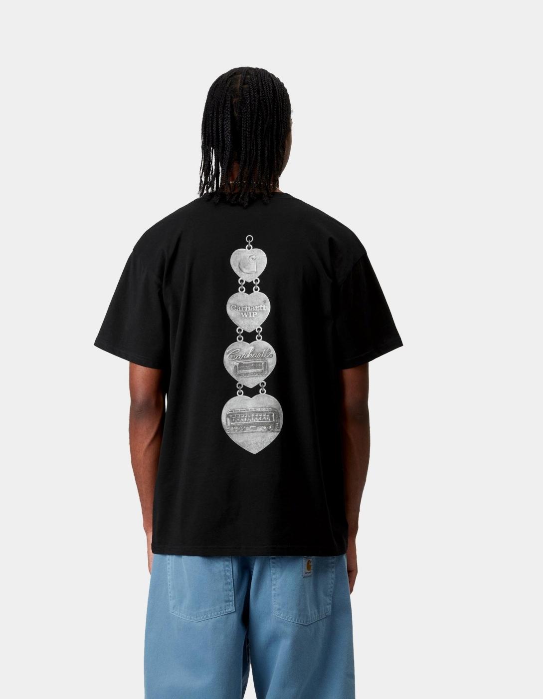 Camiseta CARHARTT WIP HARTT CHAIN - Black