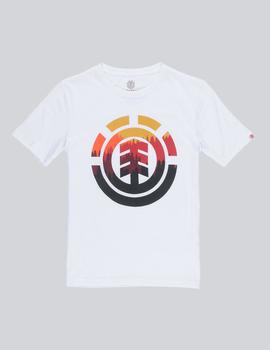 Camiseta Element JR GLIMPSE ICON SS - OPTICAL WHITE