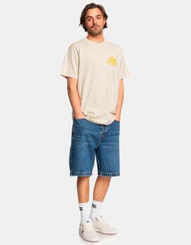 Bermuda WORKER BAGGY DENIM - Stone Indigo