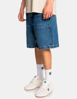 Bermuda WORKER BAGGY DENIM - Stone Indigo