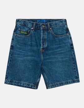 Bermuda WORKER BAGGY DENIM - Stone Indigo