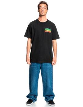 Camiseta HOT BOX - Black Rain Wash