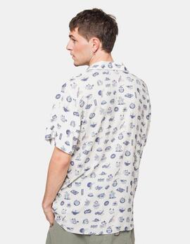 Camisa KAOTIKO KAWAII PATTERN - Ivory