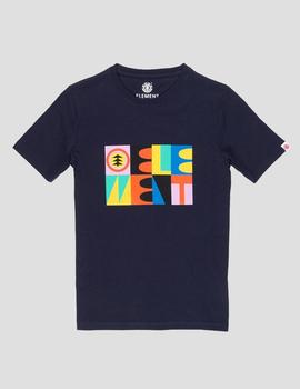 Camiseta Element JR BARREN SS TEE - ECLIPSE NAVY