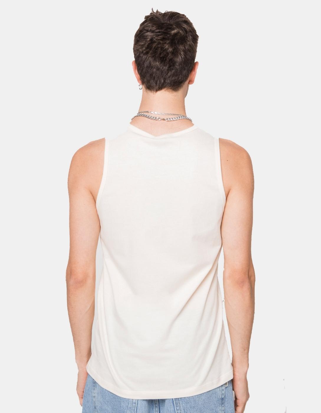 Camiseta Tirantes KAOTIKO PALMS - Ivory