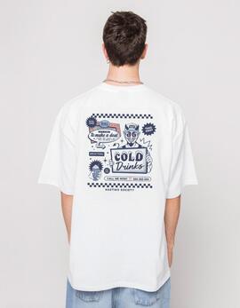 Camiseta KAOTIKO COLD DRINKS - White