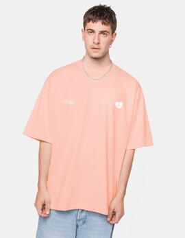 Camiseta KATOIKO WASHED CHAOS - Coral