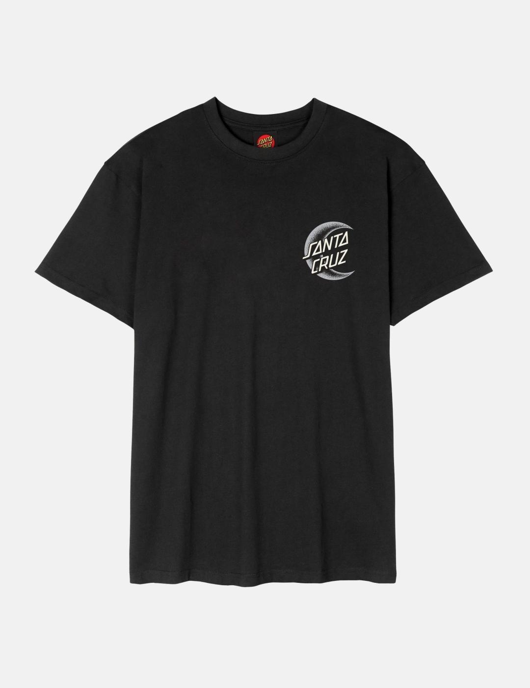 Camiseta CRESCENT MOON CHEST - Black