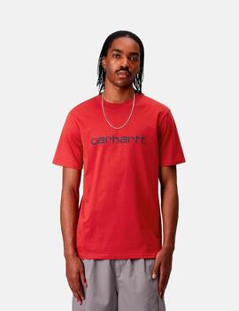 Camiseta CARHARTT WIP SCRIPT - Cherry / Space