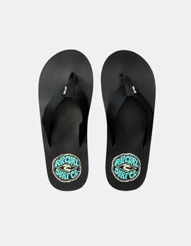 Chanclas BOB CUSH OPEN TOE - Negro