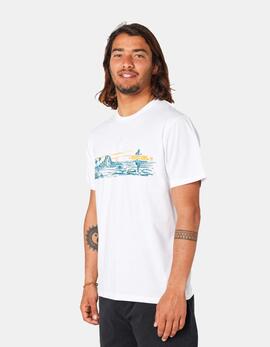 Camiseta RIP CURL PARADISE LAND - White