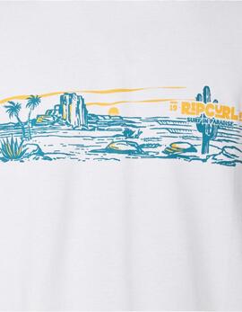 Camiseta RIP CURL PARADISE LAND - White