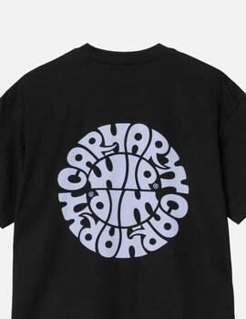 Camiseta CARHARTT WIP JAZZY - Black / Air Sky
