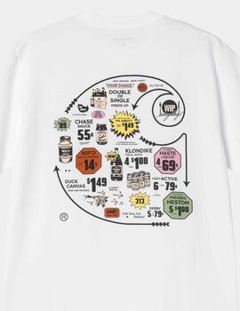 Camiseta CARHARTT WIP CATALOGUE C LOGO - White
