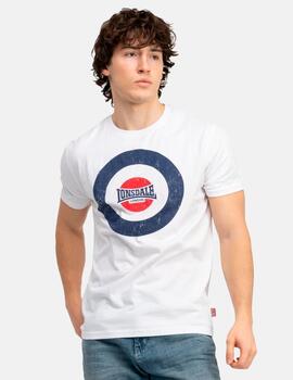 Camiseta LONSDALE TREVOSE - White/Navy/Red