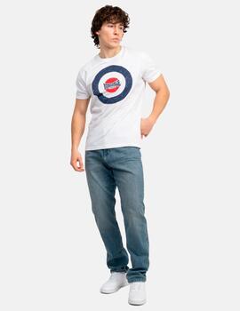 Camiseta LONSDALE TREVOSE - White/Navy/Red
