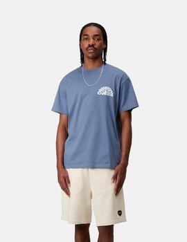 Camiseta CARHARTT WIP JAZZY - Blue Iris / White