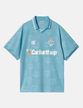 Camiseta CARHARTT WIP HARTT’S FOOTBALL - Bluebird