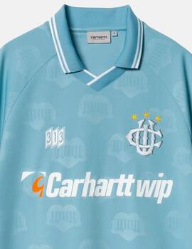 Camiseta CARHARTT WIP HARTT’S FOOTBALL - Bluebird