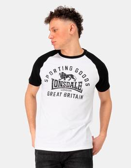 Camiseta LONSDALE TRENANCE - White/Black
