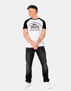 Camiseta LONSDALE TRENANCE - White/Black
