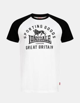 Camiseta LONSDALE TRENANCE - White/Black